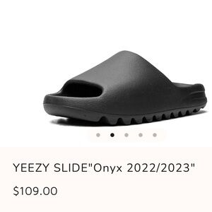 Yeezy Onyx Black Slide Sandals